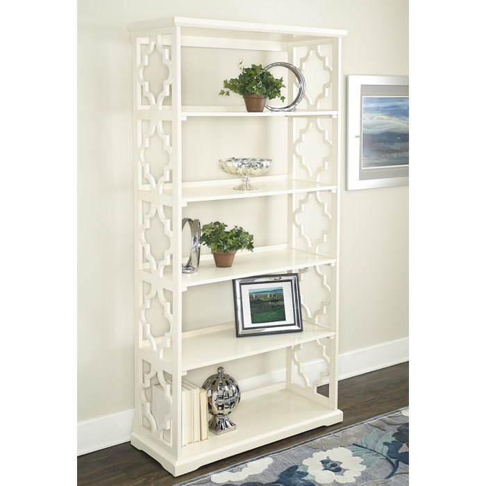 Mistana™ Kean Solid Wood Etagere Bookcase & Reviews Wayfair